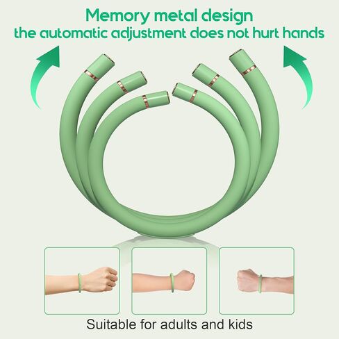 Mosquito Repellent Bracelets, 1 Pack Repellent Wristbands for Adults and Kids, DEET-Free (10 Replacement Cores - Black) in Saudi Arabia