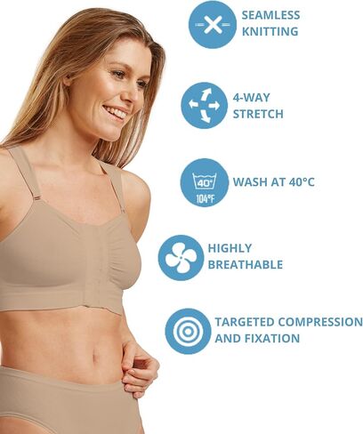 CAREFIX Bella Front Closure Comfort/Sleep Bra #3212 in Kuwait