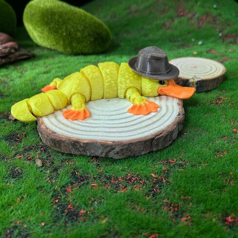3D Printed Articulated Platypus, Flexible Dynamic Animals Toys,Easter Basket Stuffers Prefilled Easter Egg Fillers, Adults Fidget Toys for Autism ADHD (Small-6Inch) in Kuwait