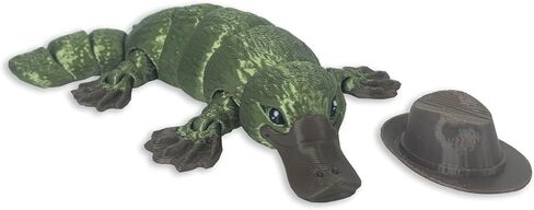 3D Printed Articulated Platypus, Flexible Dynamic Animals Toys,Easter Basket Stuffers Prefilled Easter Egg Fillers, Adults Fidget Toys for Autism ADHD (Small-6Inch) in Kuwait
