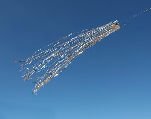 في Breeze 9052 Silver Holographic Mylar Windsock in Kuwait