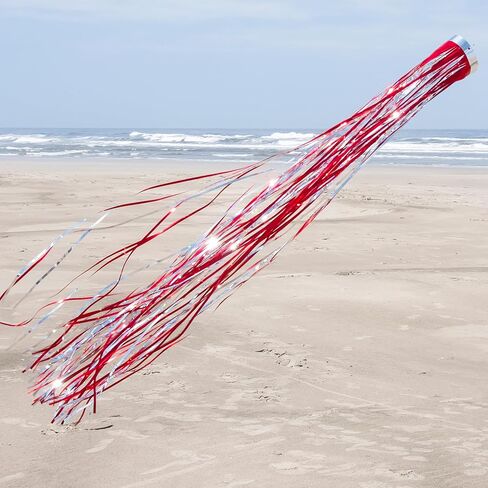 في Breeze 9052 Silver Holographic Mylar Windsock in Kuwait