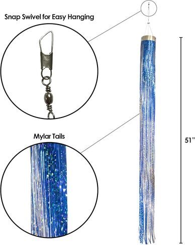 في Breeze 9052 Silver Holographic Mylar Windsock in Kuwait