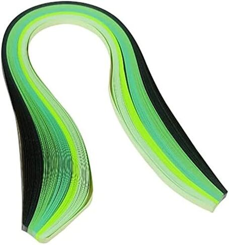 Multi-Color Paper Quilling Strips Set for Beginner 42 Colors 7 Packs 54cm Length Gradient Rainbow Filigree Quilling Paper (Width 5mm-0.2inch) in Saudi Arabia