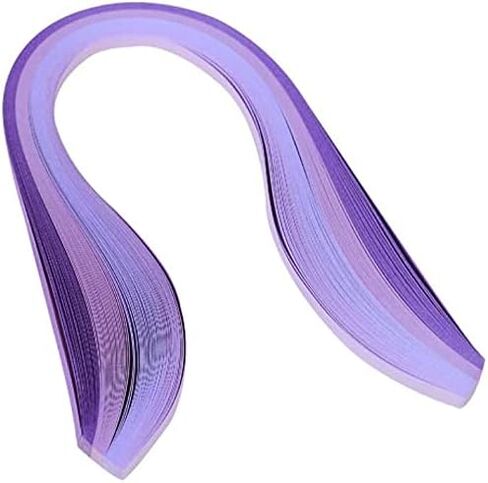 Multi-Color Paper Quilling Strips Set for Beginner 42 Colors 7 Packs 54cm Length Gradient Rainbow Filigree Quilling Paper (Width 5mm-0.2inch) in Saudi Arabia