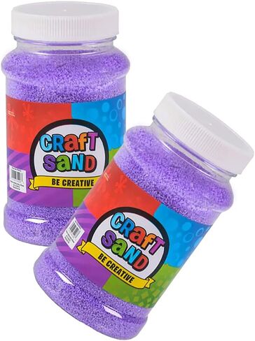 The Dreidel Company Craft Sand Art for Kids, Sand Play DIY Drawing, Messy Play, Sensory, Sand Decorations, 22 Oz, Red (3-Pack) (Purple, 3-Pack) in Saudi Arabia