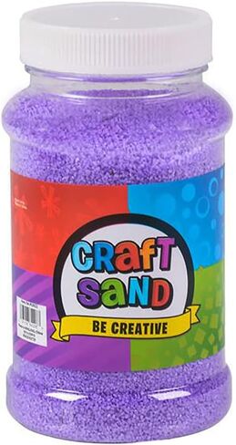 The Dreidel Company Craft Sand Art for Kids, Sand Play DIY Drawing, Messy Play, Sensory, Sand Decorations, 22 Oz, Red (3-Pack) (Purple, 3-Pack) in Saudi Arabia