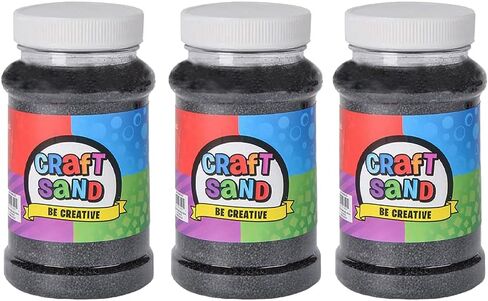 The Dreidel Company Craft Sand Art for Kids, Sand Play DIY Drawing, Messy Play, Sensory, Sand Decorations, 22 Oz, Red (3-Pack) (Purple, 3-Pack) in Saudi Arabia