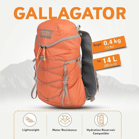 Mystery Ranch Gallagator 15 Travel Bag to Hiking Backpack Daypack, Fox, L/XL in Kuwait