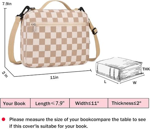 Bible Case for Women, Bible Covers Bible Carrying Book Case for Women Girls with Detachable Shoulder Strap in Saudi Arabia