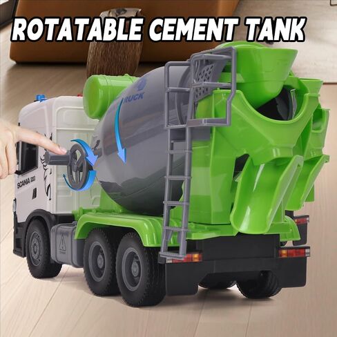 Official License Scania Kids Cement Truck Toy Friction Powered Cement Truck Toy with Lights and Sounds in Saudi Arabia