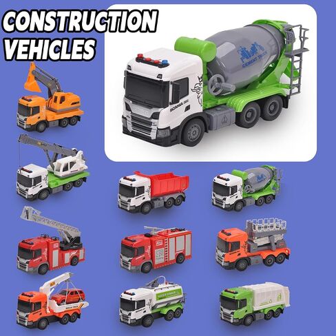 Official License Scania Kids Cement Truck Toy Friction Powered Cement Truck Toy with Lights and Sounds in Saudi Arabia