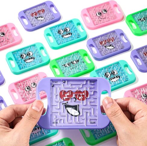 36 PCS Mini Maze Puzzle Bulk for Kids Summer Hawaii Party Party Favors Small Maze Cubes Game Educational Lugzle Puzzle Travel Games Higds for Student in Kuwait