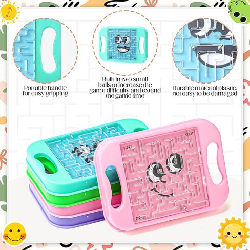 36 PCS Mini Maze Puzzle Bulk for Kids Summer Hawaii Party Party Favors Small Maze Cubes Game Educational Lugzle Puzzle Travel Games Higds for Student in Kuwait
