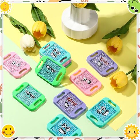 36 PCS Mini Maze Puzzle Bulk for Kids Summer Hawaii Party Party Favors Small Maze Cubes Game Educational Lugzle Puzzle Travel Games Higds for Student in Kuwait