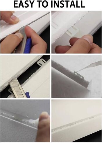 30PCS RC Airplane Paper Hinge Model Plane Rudder Aileron Tail Wing Connector for RC Plane Helicopter DIY Model Aircraft Fixed Wing Parts (Style 3) in Kuwait