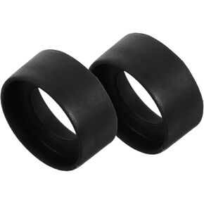 Angoily 2pcs Rubber Eyepiece Guard Replacement Covers for Microscopes Lens Guards Easy to Use Eyecups for Lab Educational Use Comfortable Reliable Material for Professionals Hobbyists