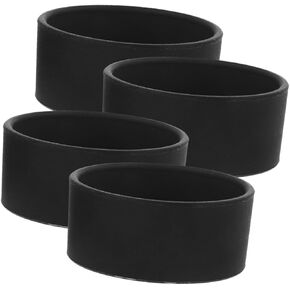 Coheali 4pcs العدسة المطاطية تغطي حراس الحماية لتلسكوب المجهر لعشاق العلوم يضمن عرض السلامة للمستخدمين عديمي الخبرة