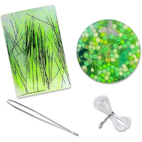 Picky Pad, Skin Picking Fidget Toys Adults, Pimple Popping Toy for Trichotillomania & Dermatillomania, Fidget Sensory Toys with Tweezers & Beading Wire for Stress Relief and Focus Enhancement