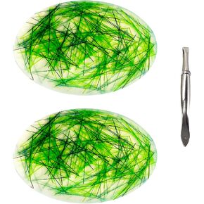 2 Pack Skin Picking Fidget Pads with Tweezer for Trichotillomania Hair Pulling Skin Picking Fidget Toys Skin Hair Picking Fidget