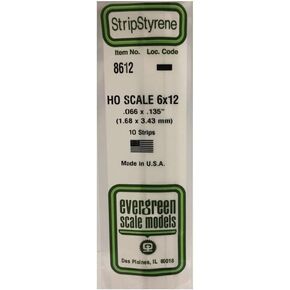 Ho Scale Model Strip 6 × 12 (10 قطع)