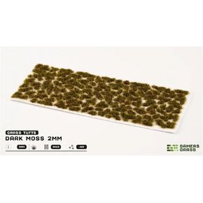 Dark Moss 2mm Tufts Wild GGR GG2-DMO