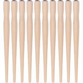 10PCS Nib Holder of Dip Pen, Calligraphy Pens Holder for English Calligraphy, Wooden Pen Nib Holder, Comic Pen Nib Holder, Solid 16CM Pen Nibs Holder for Art Painting (Wood Color)