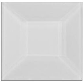 Stained Glass 1.5 X 1.5 Clear Square Bevels Pack of 10