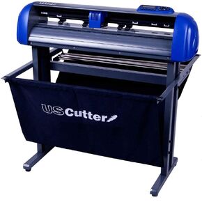 USCutter Titan 28 inch Vinyl Cutter with Stand, Basket and VinylMaster Cut (Design and Cut) Software