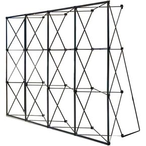 Portable Pop Up Tension Fabric Display Booth with Carrying Bag - 12.4x7.5ft Backdrop for Trade Shows, Concerts, and Birthday Parties - Easy Setup, Eye-Catching Design
