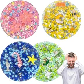 2 Pieces Skin Picking Fidget Toys,Picky Pad, Dermatillomania Fidget Toys for Stress and Anxiety Relief (2)