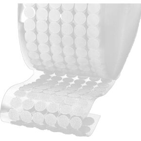 High Adhesion Auto Adhesive Hook and Loop Tape for Craft Decors and Crafting 1CM Wide Easy to Cut and Apply