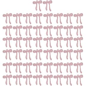 Pack of 50 Bows Paper Hanging Label for Flowers and Greeting Cards Decoration Packaging Box Decorative Accessories