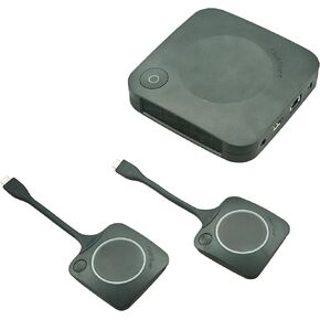 Barco ClickShare CX-30, Effortless Wireless Conferencing System, Instant Meeting Launch, Dual Source Display, Teams/Zoom Room Supported, and Cable Ties x10 (Renewed)