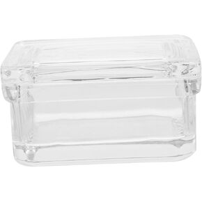 Laboratory Glass Staining Jar High Transparency Staining Tank for Microscope Slides for Easy Sample Observation and Fixation Labs and Schools