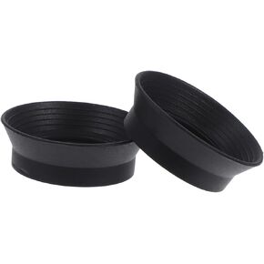 Doitool 2PCS تغطي العدسة العدسة المجهر المطاط الداخليينات الواقية الداخلية للمجاهر وحراس العين مناظير للحد من الوهج وتعزيز الوضوح