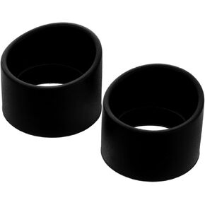 1 Pair Microscope Eyepiece Covers Plastic Eyepiece Guards for Stereo Microscopes View Extra Protection Firm Construction Uninterrupted Observations
