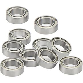 RC Steel Ball Bearing Set Strong Corrosion Resistant High Speed for 1/8 1/10 ZD Racing Car, Silver