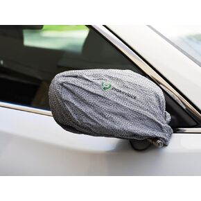 New & Improved ProKevLock Vehicle Side Mirror Covers with Lock - Anti-Theft Mirror Cover with UHMWPE & HPPE Level V - Fits all Cars, SUVs, and Most Trucks - Protection from Ice & Bird Droppings in Saudi Arabia