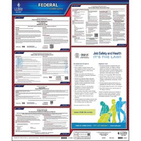 Federal Labor Law Poster with FMLA Notice, English - OSHA Compliant Laminated Poster, J. J. Keller & Associates, Inc.