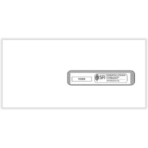 CMS-1500 Health Insurance Right Window Envelope, Gum Seal, 9.5" x 4.5", Pack of 2500 – Essential Office Product for Human Resources