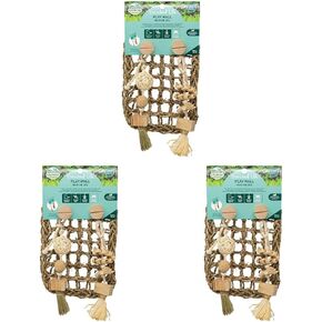 Oxbow Enriched Life Play Wall, Small, Rabbit Toys, Guinea Pig Toys, Enrichment for Bunny, Guinea Pig, Hamster, Rabbit, Chinchilla, Rat, Chinchilla Cage Accessories, Small Pet Accessories for Cage