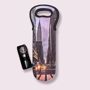 New York City Wine Bag and Wine Stopper Set (Wine Bag Only)