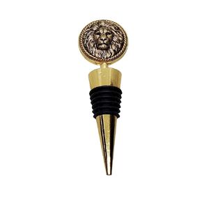 Handmade Golden Lion Wine Bottle Stopper