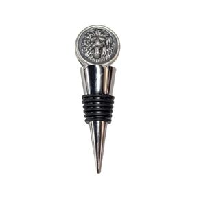 Handmade Silver Lion Wine Bottle Stopper