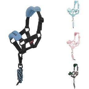 LeMieux Toy Pony Vogue Halter & Leadrope - Ages 3+ - Fleece Padded Noseband - Adjustable Strap - Machine Washable - Hunter Green - One Size
