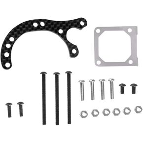 RC Car DIY Parts for Tamiya XV01 XV-01 1/10 Carbon Fiber Material Engine Radiator Mounting Bracket RC Car Upgrade Parts Accessories