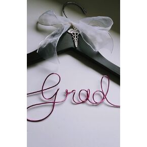 Graduation Gown Hanger for Medical School Graduate, Gift for New MD, Doctor Grad Gifts