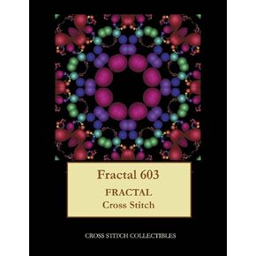 Fractal 603: Fractal cross stitch pattern