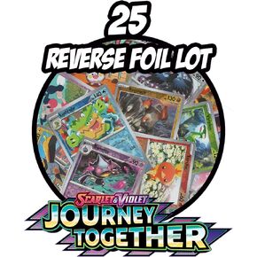 Journey Together – 25 Reverse Foil Pokemon Card Lot – x25 – Randomly Selected (No Duplicate Per Lot)